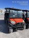 Kubota RTV-X1140W-H Kubota RTVX1140WH 4wd Utility Cart, LED Strobe, Windshield Tempered Glass, Pastic Canopy, Wire Harness Kit, Backup Alarm