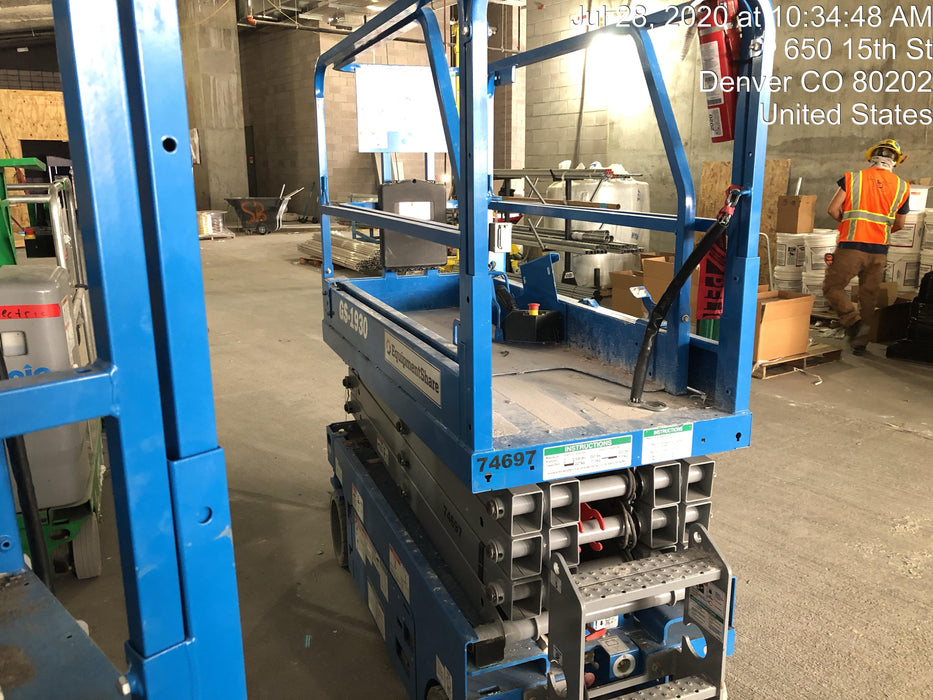 2020 Genie GS-1930 Fixed rails with chain entry gate - Pre A92.20