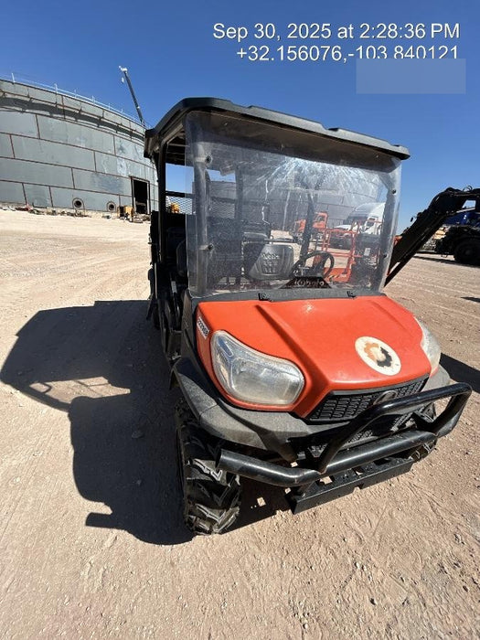 2022 Kubota RTV-X1140W-H Plastic Canopy, Windshield Acrylic Clear, LED Strobe Light, Wire Harness Kit, Back up Alarm