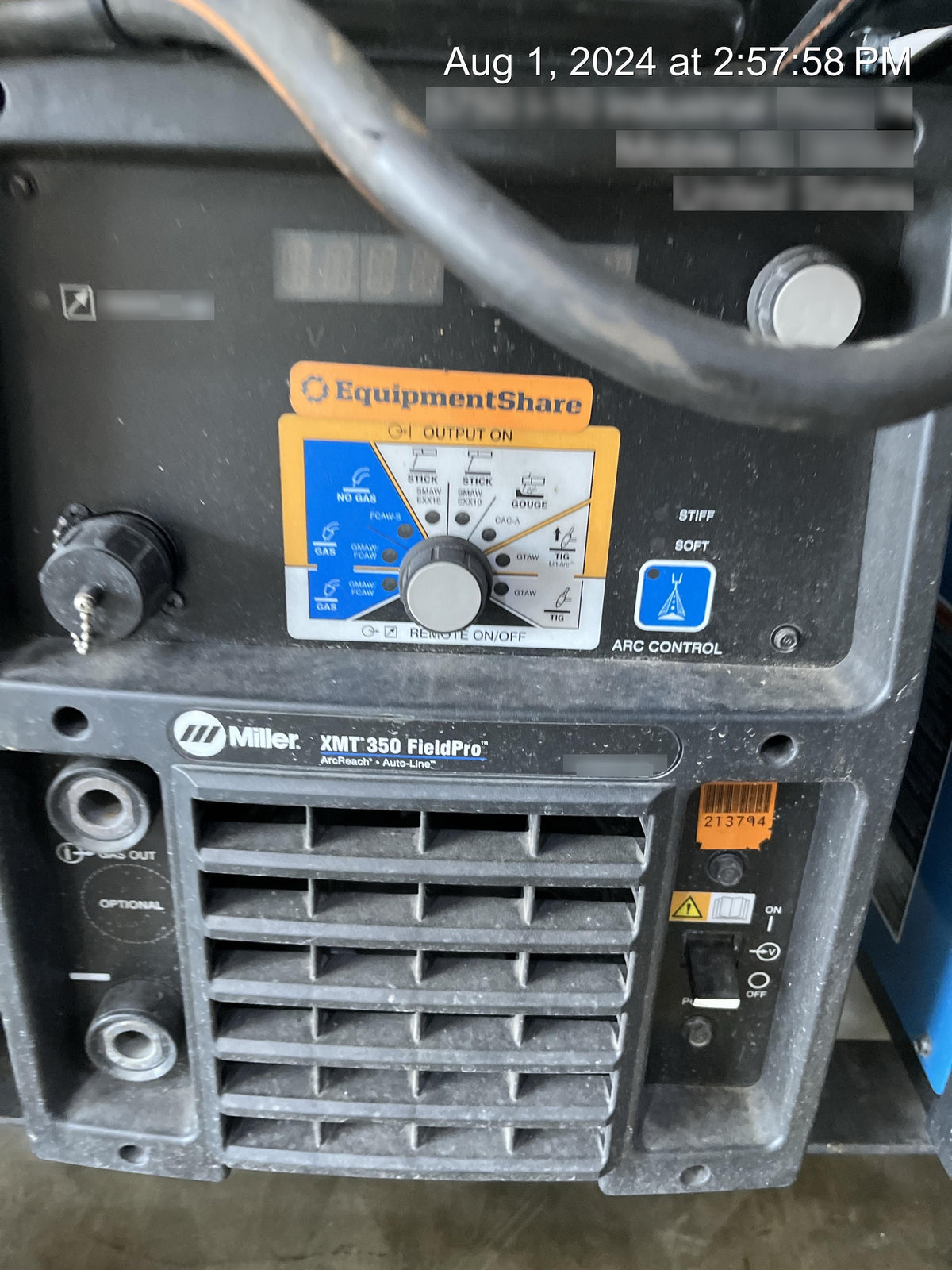 2021 MILLER ELECTRIC XMT 350
