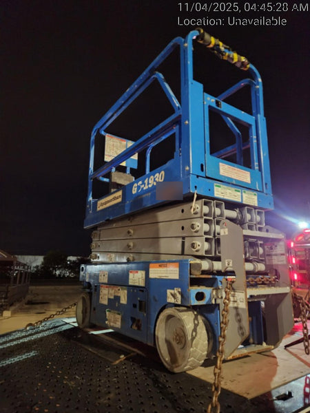 2020 Genie GS-1930 Solid Non Marking Tires, Beacon, Folding rails with half height swing gate