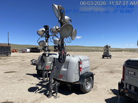 2018 Wacker Neuson LTV6L-MH Wacker Neuson LTV6L Mobile Light Tower w/Fuel Level Sensor Installed