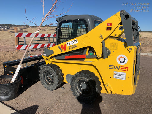 Wacker Neuson SW21 Cab/Heat/Air, High Flow, Selectable EH Joystick Controls, Cyclonic Engine Pre-Cleaner, 2 Speed Joystick