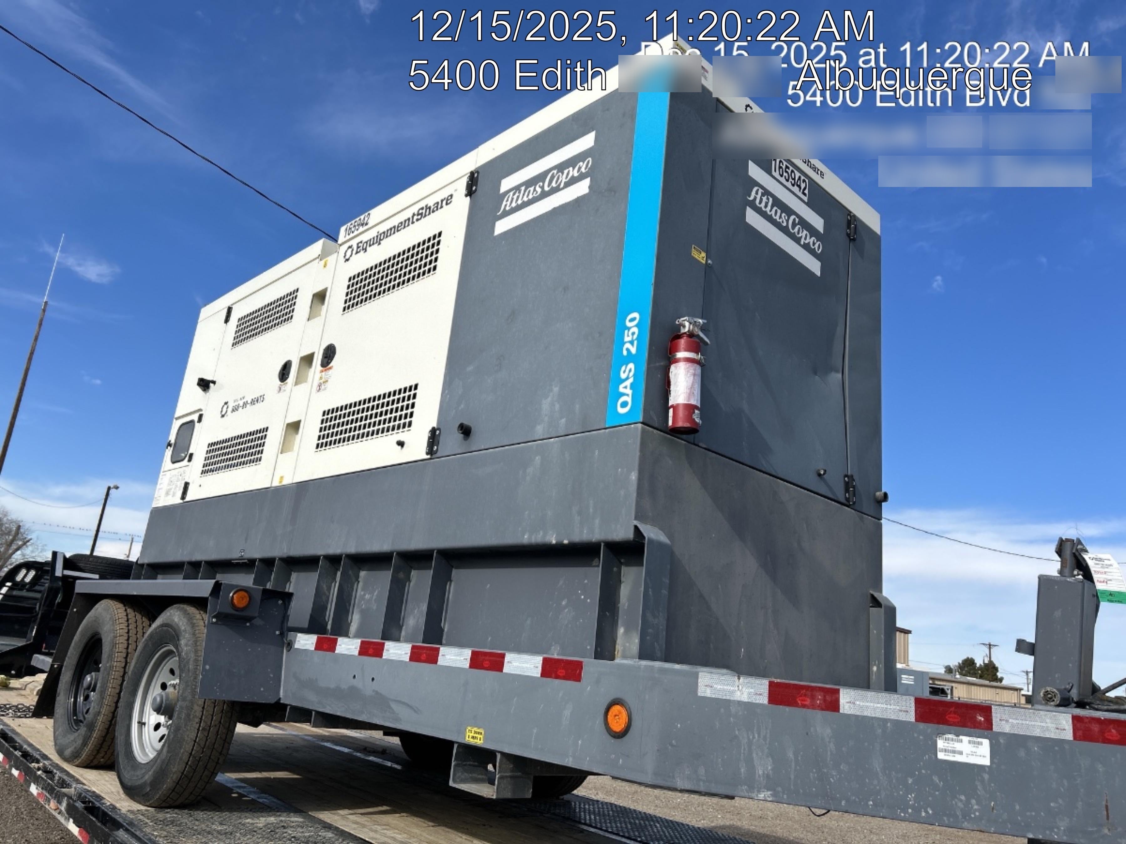 2021 ATLAS COPCO QAS250