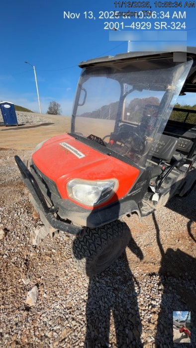 Kubota RTV-X1140W-H Plastic Canopy, Windshield Acrylic Clear, LED Strobe Light, Wire Harness Kit, Back up Alarm