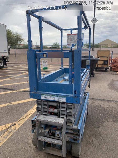 2020 Genie GS-1930 Solid Non Marking Tires, Beacon, Folding rails with half height swing gate, 800W Inverter