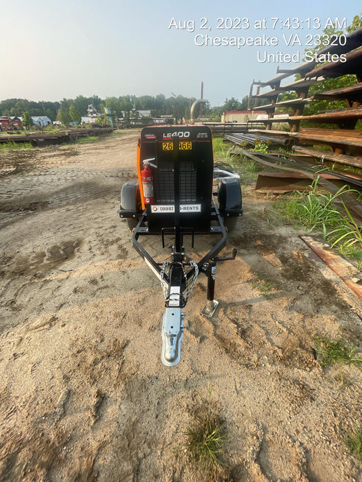 2022 Lincoln Electric LE400 Kubota V1505, Trlr, Cable Rack, Light Kit, ES Decals, T3