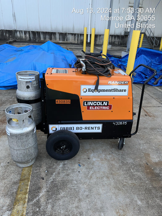 2024 Lincoln Electric Ranger 305 LPG Ranger 305 LPG (KOHLER) ONEPAK K5448-1 ES Orange