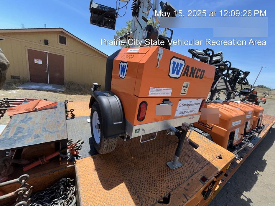 2024 Wanco WLTT-4MM4K Diesel, Deep Sea Controller, Shore Power Plug, Auto Start, (4) 350W LED Floodlights, 4kW Generator, 60 Gal Fuel Tank, 2" Ball, T3