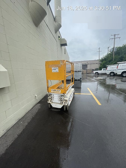 Custom Equipment HB-1430 <ul>
 <li>Hy-Brid Scissor Lift</li>
  <li>Platform capacity up to 670 lbs.</li>
  <li>Working height up to 20 ft</li>
  <li>Weighs under 1,700 lbs.</li>
  <li>Non-marking wheels </li>
</ul>