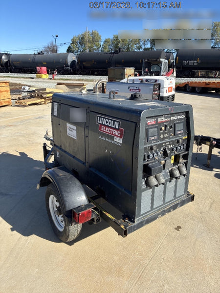 2021 Lincoln Electric Dual Maverick 200/200X Ready Pak 3, Includes Trailer, Cable Rack, Fender Light Kit