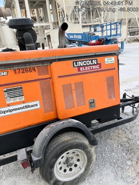 2021 Lincoln Electric Vantage 549X Ready Pak 3, ORANGE (includes trailer, cable rack, fender light kit)