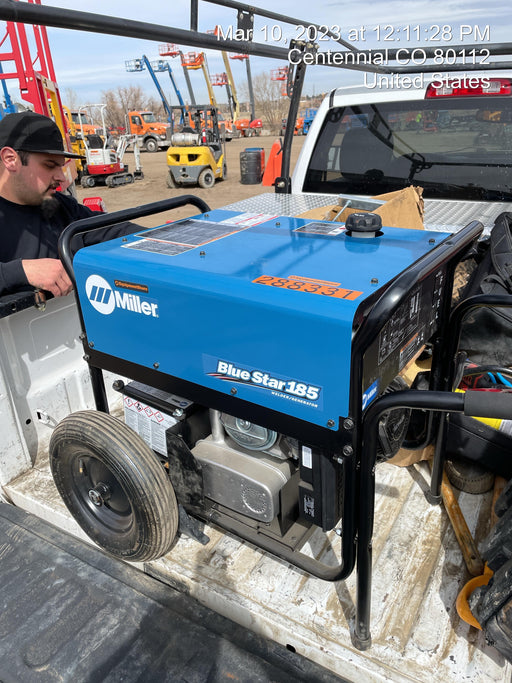 2023 Miller Electric Blue Star 185 Engine Driven Welder, Electric Start, 13 hp, Gas, 6,500 W Peak 907664