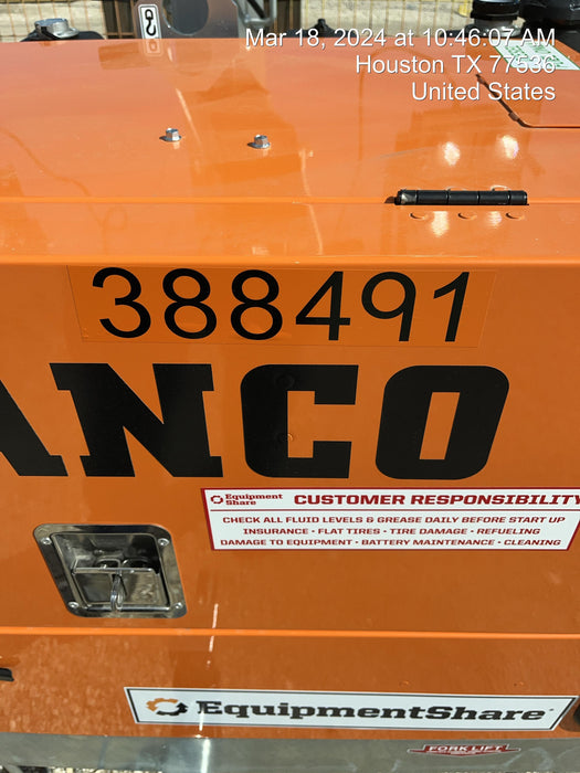 2024 Wanco WLTT-4MM4K Diesel, Deep Sea Controller, Shore Power Plug, Auto Start, (4) 350W LED Floodlights, 4kW Generator, 60 Gal Fuel Tank, 2" Ball, T3