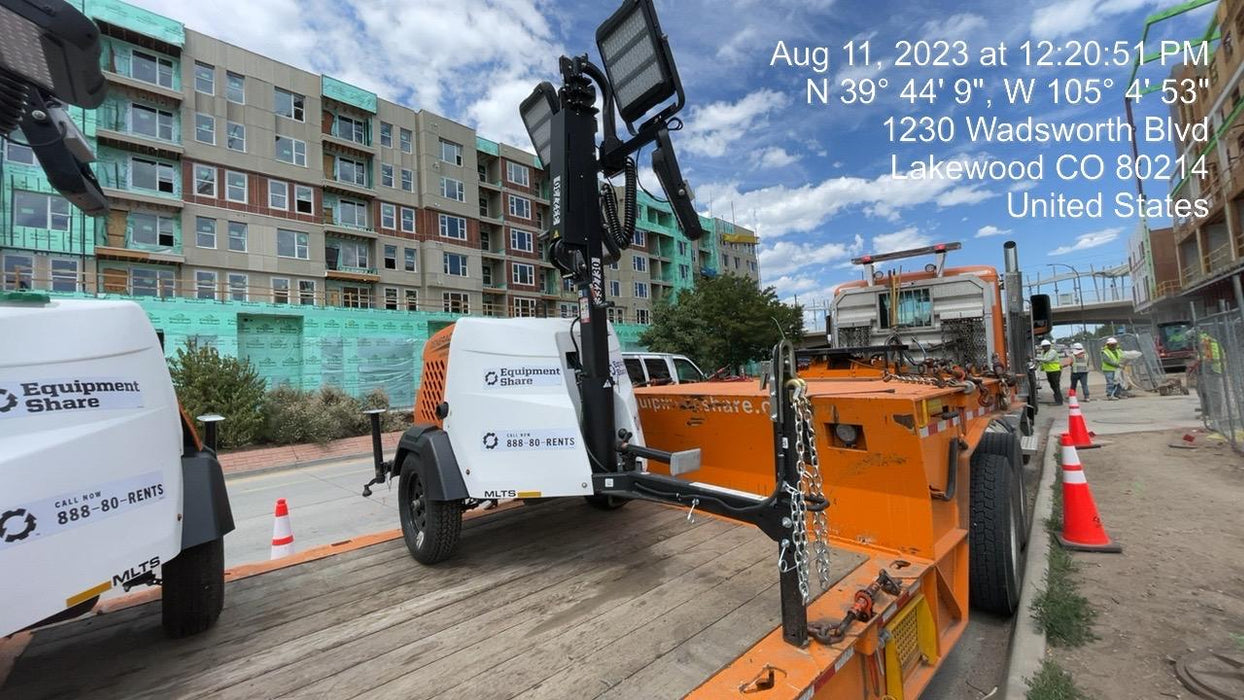 2023 Generac MLT2 Diesel, Flex Switch 120V Input, Powerzone Controller, (4) 320W LED Lights, 4kW Generator, 39.9 Gal Fuel Tank, 2" Ball, T3