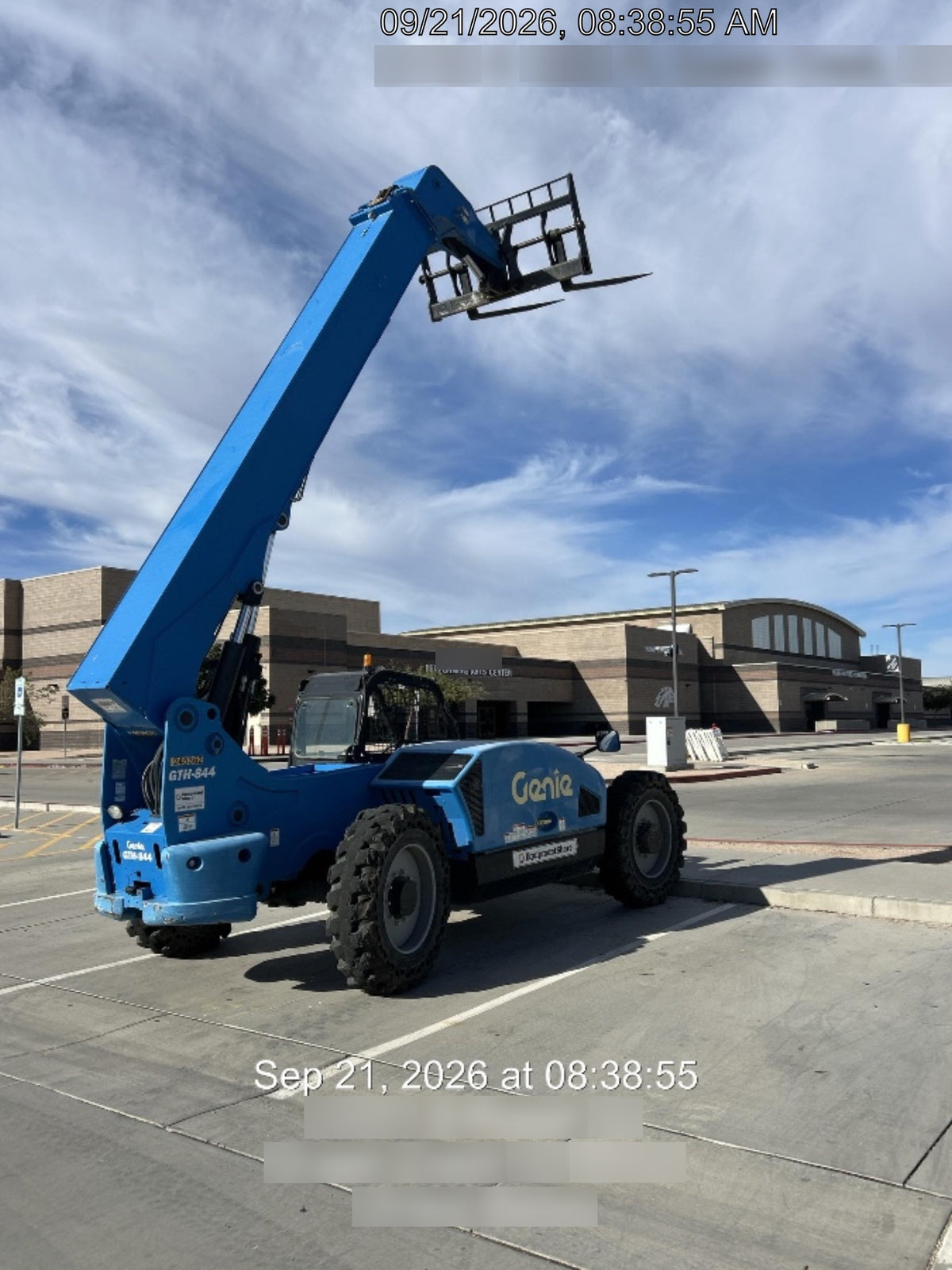 2022 Genie GTH-844 74Hp Dsl, Canopy, Sld Tires, LED WL, Bcn, L Hook, EST
