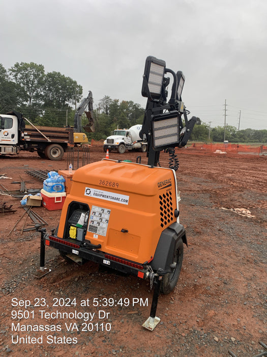 2023 Generac MLT2 Diesel, Flex Switch 120V Input, Powerzone Controller, 
(4) 320W LED Lights, 4kW Generator, 39.9 Gal Fuel Tank, 2" Ball, T3