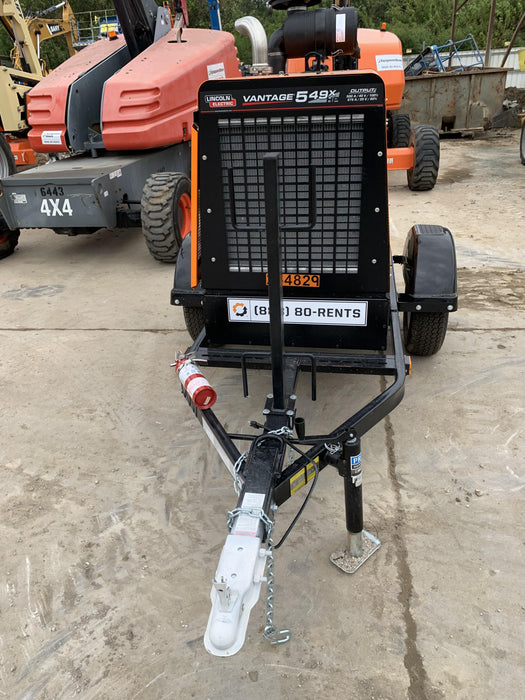 2022 Lincoln Electric Vantage 549X Crosslink Technology, Trailer Mounted, ES Decals, T3