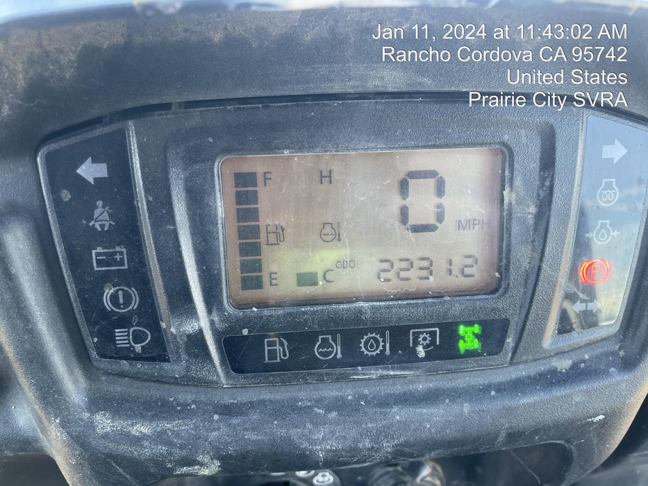 2022 Kubota RTV-X1140W-H Plastic Canopy, Windshield Acrylic Clear, LED Strobe Light, Wire Harness Kit, Back up Alarm