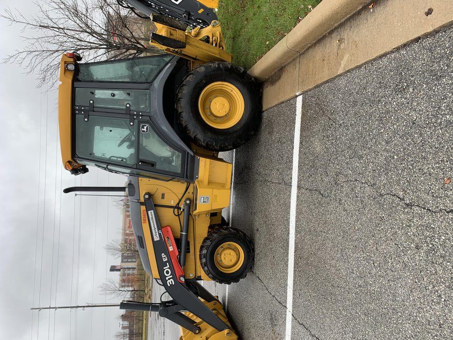 2020 John Deere 310LEP Cab/Heat/Air, 4WD, Standard Stick, Pilot Controls, 2 Way Hydraulics, TAG Manual QC