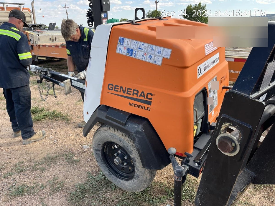 2023 Generac MLT2 Diesel, Flex Switch 120V Input, Powerzone Controller, 
(4) 320W LED Lights, 4kW Generator, 39.9 Gal Fuel Tank, 2" Ball, T3