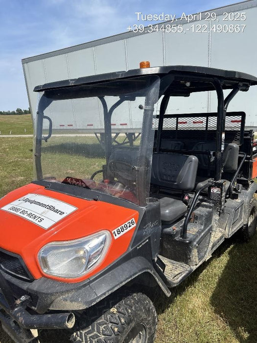 2021 Kubota RTV-X1140W-H Plastic Canopy, Windshield Acrylic Clear, LED Strobe Light, Wire Harness Kit, Back up Alarm