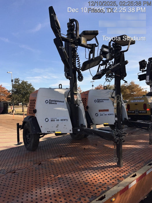 2023 Generac MLT2 Diesel, Flex Switch 120V Input, Powerzone Controller, (4) 320W LED Lights, 4kW Generator, 39.9 Gal Fuel Tank, 2" Ball, T3