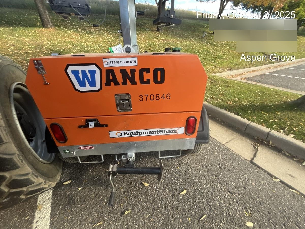 2023 Wanco WLTT-4MM4K Diesel, Deep Sea Controller, Shore Power Plug, Auto Start, (4) 350W LED Floodlights, 4kW Generator, 60 Gal Fuel Tank, 2" Ball, T3