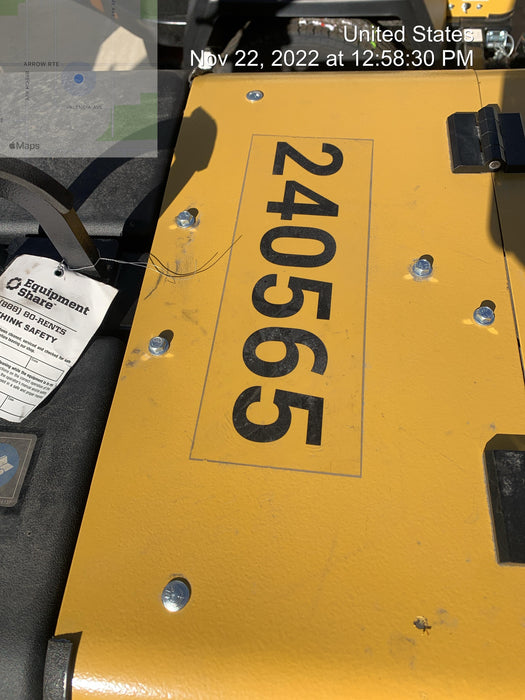 2022 Allmand NLV3GR (4) LED Light Fixture 350W, 23' Vertical Mast, 3kW Prime, Towable, Deep Sea L401, Leveling Jacks, Yanmar T4F 5.8hp