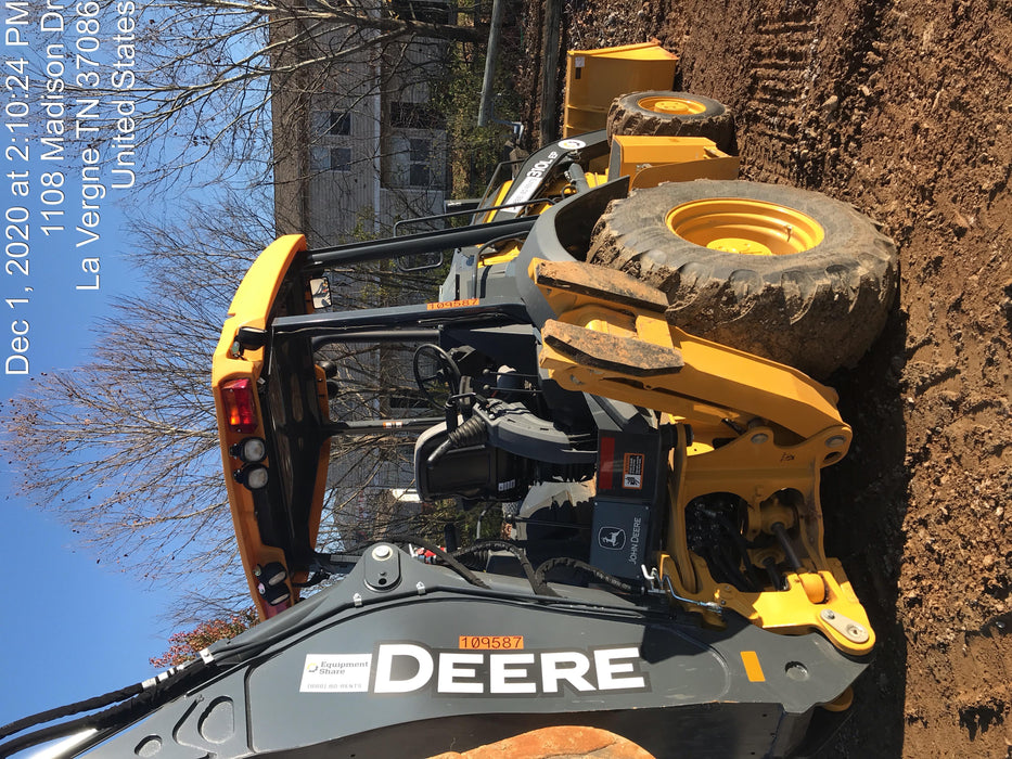 2020 John Deere 310LEP Canopy, 4WD, Standard Stick, Pilot Controls, 2 Way Hydraulics, TAG Manual QC