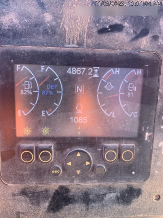 2019 Manitou MTA10055 Canopy, 120 HP, Solid Tires, Work Lights, Lift Hook, Auxiliary Hydraulics 66" Carriage and 60" Forks