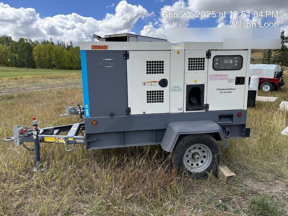 2022 ATLAS COPCO QAS 70