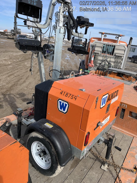 2024 Wanco WLTT-4MM4K Diesel, Deep Sea Controller, Shore Power Plug, Auto Start, (4) 350W LED Floodlights, 4kW Generator, 60 Gal Fuel Tank, 2" Ball, T3
