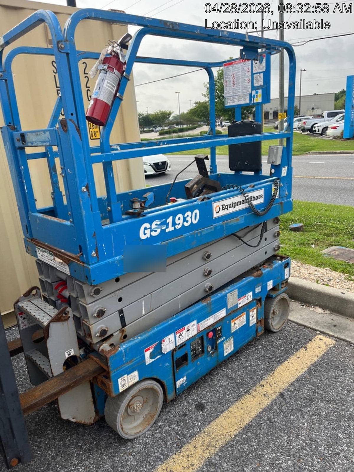 2020 Genie GS-1930 Solid Non Marking Tires, Beacon, Folding rails with half height swing gate