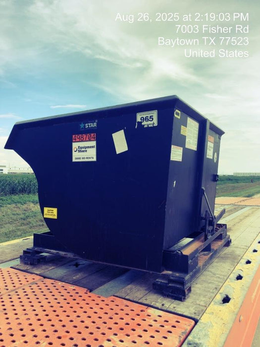 2025 STAR INDUSTRIES M-1820 - Self-Dump Hopper