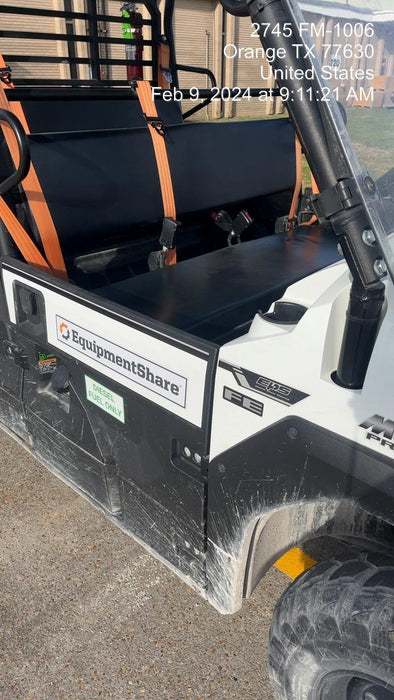 2022 Kawasaki Mule PRO-DXT Standard Options, Backup Alarm, Beacon, Plastic Hard Top, Poly Windshield, Horn Kit