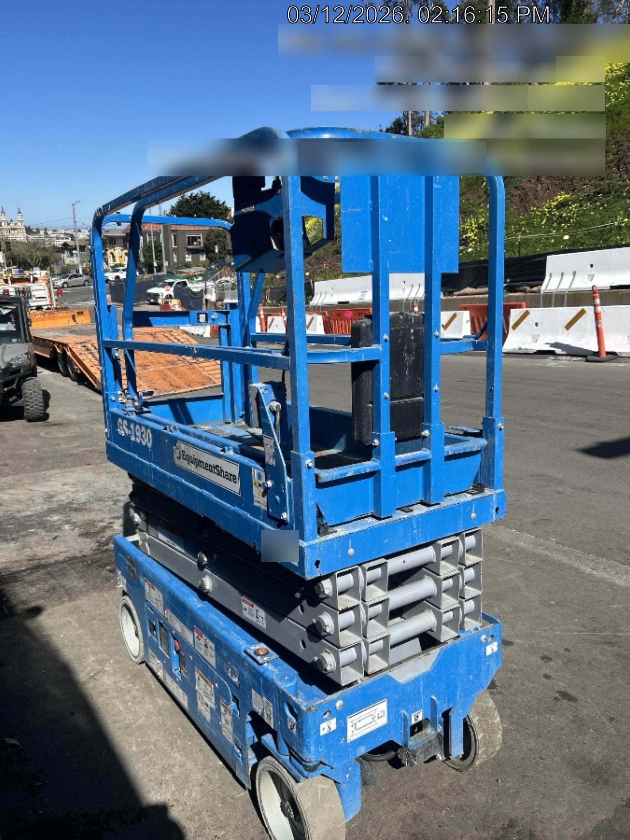 2019 Genie GS-1930 Half Height Swing Gate, 800W Inverter
