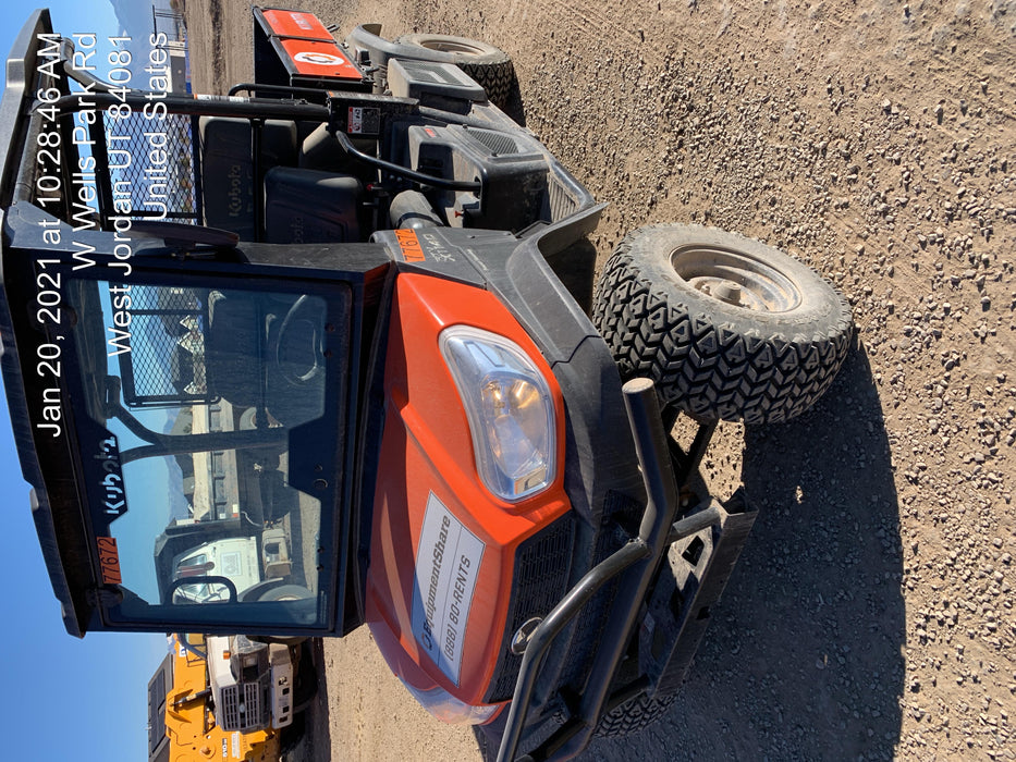 2020 Kubota RTV-X1140W-H 4WD, LED Strobe, Windshield Tempered Glass, Plastic Canopy, Wire Harness Kit, Backup Alarm