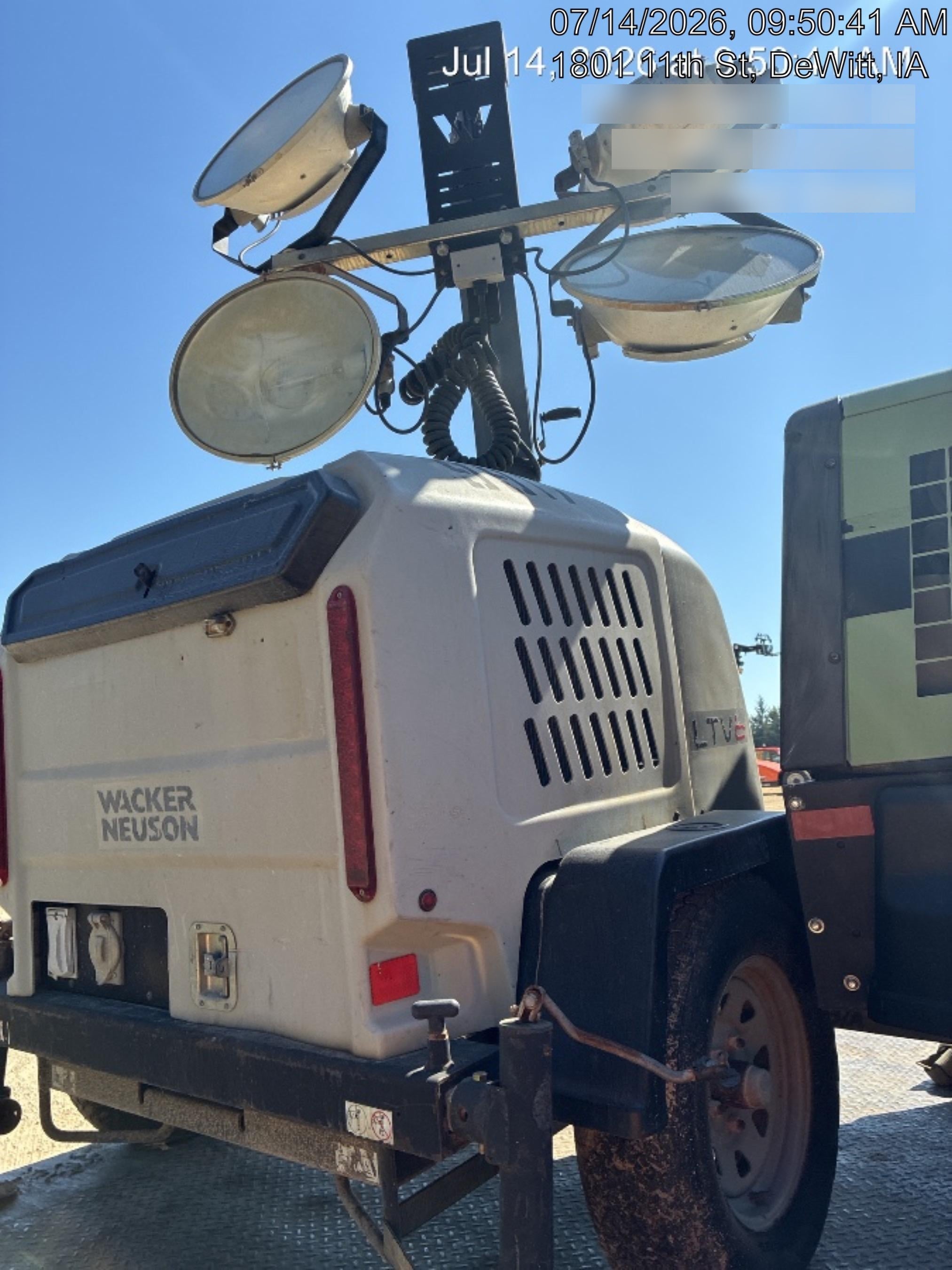 Wacker Neuson LTV6K-MH Wacker Neuson LTV6K Towable Light Tower