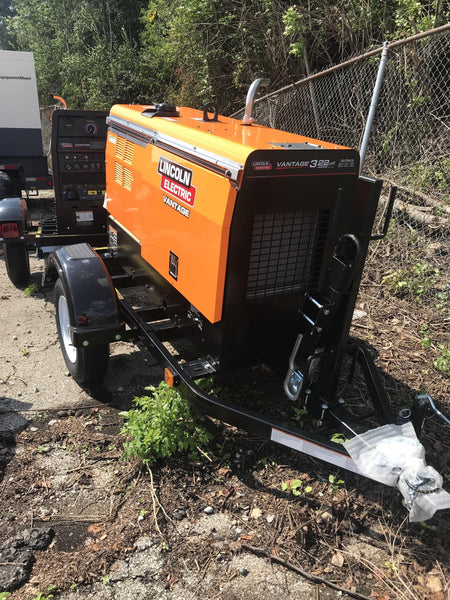 2021 Lincoln Electric Vantage 322 Vantage 322 Ready Pak 3 w/ Decals, ORANGE (includes trailer, cable rack, fender light kit) NO Telematics