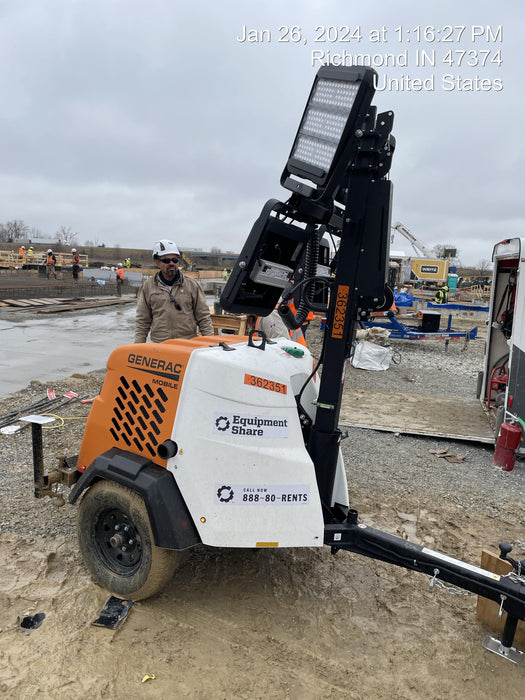 2023 Generac MLT2 Diesel, Flex Switch 120V Input, Powerzone Controller, 
(4) 320W LED Lights, 4kW Generator, 39.9 Gal Fuel Tank, 2" Ball, T3