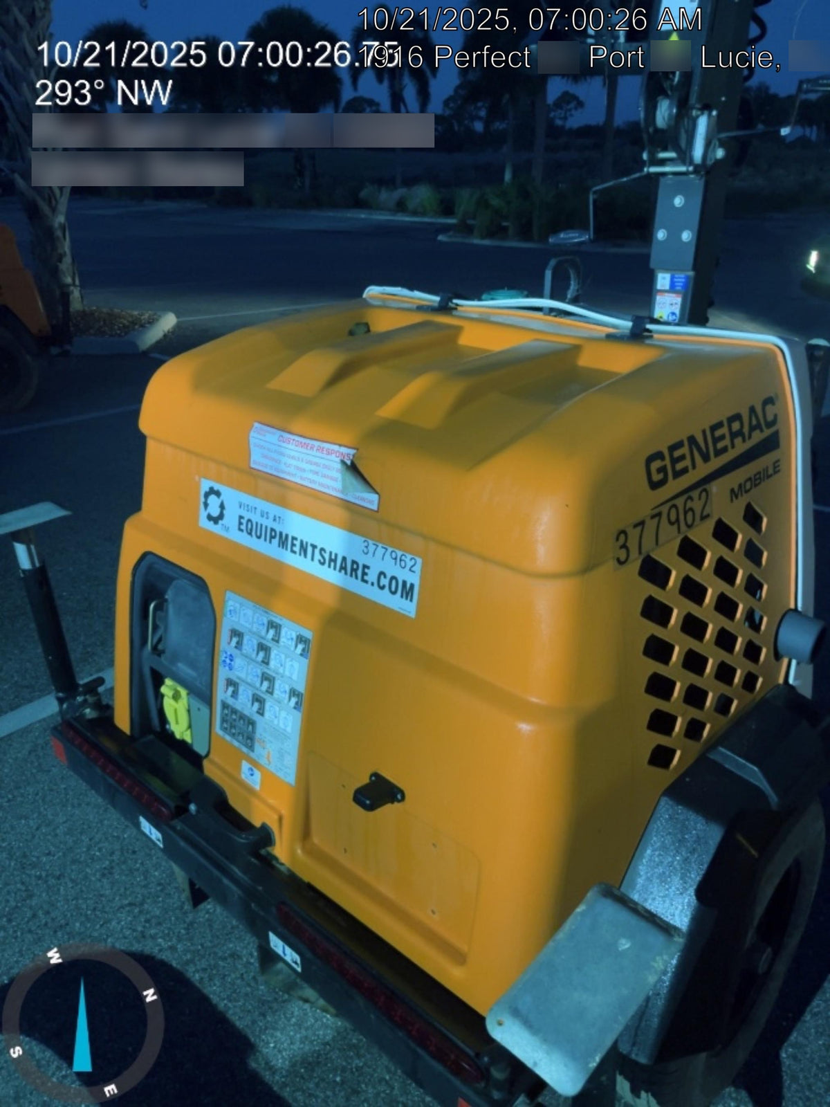 2023 Generac MLT2 Diesel, Flex Switch 120V Input, Powerzone Controller, 
(4) 320W LED Lights, 4kW Generator, 39.9 Gal Fuel Tank, 2" Ball, T3