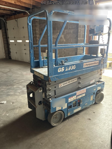 2019 Genie GS-1930 Fixed Rails with Chain Entry