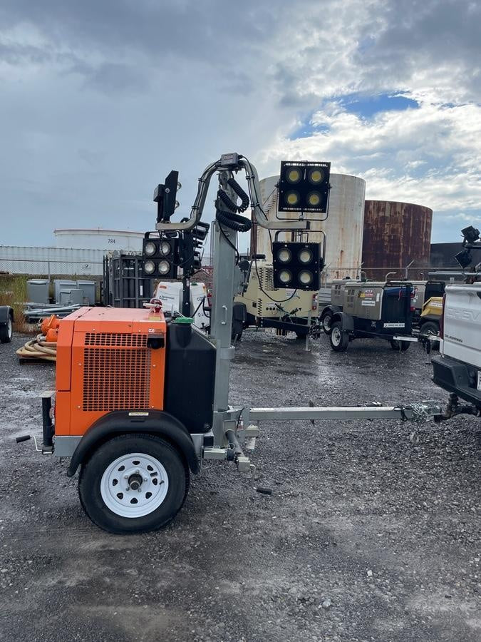 2024 Wanco WLTT-4MM4K Diesel, Deep Sea Controller, Shore Power Plug, Auto Start, (4) 350W LED Floodlights, 4kW Generator, 60 Gal Fuel Tank, 2" Ball, T3