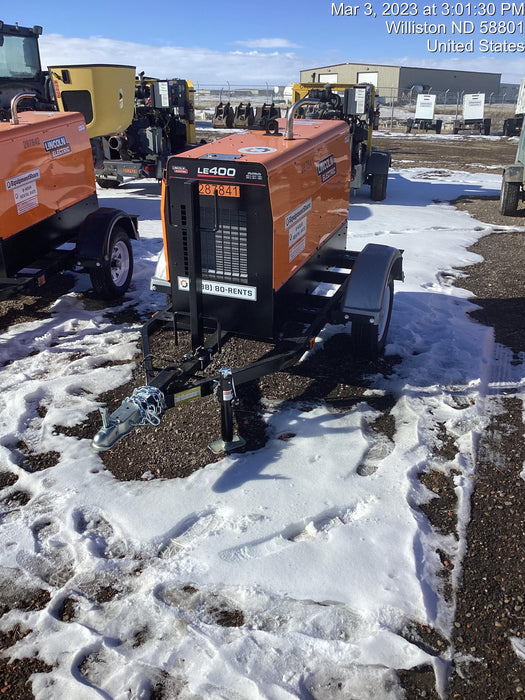 2023 Lincoln Electric LE400 Kubota V1505, Trlr, Cable Rack, Light Kit, ES Decals, T3