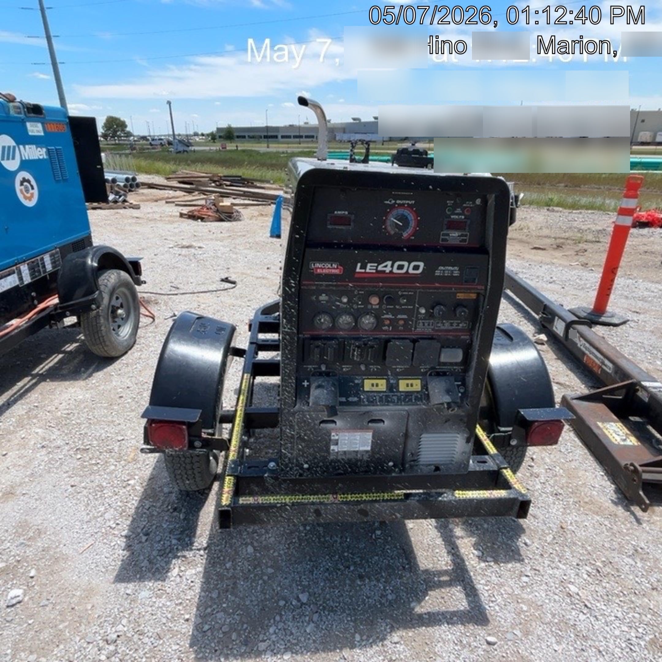 2024 Lincoln Electric LE400 Kubota V1505, Trlr, Cable Rack, Light Kit, ES Decals, T3