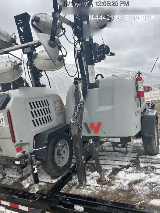 2018 Wacker Neuson LTV6L-MH Wacker Neuson LTV6L Mobile Light Tower w/Fuel Level Sensor Installed