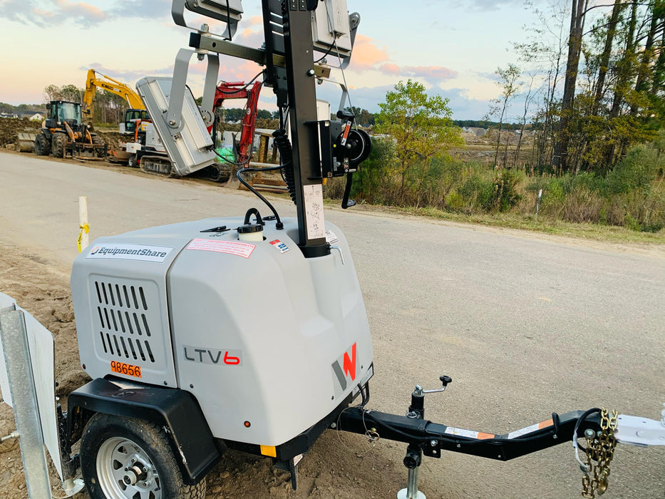 2020 Wacker Neuson LTV6K LTV6K-METAL HALIDE LIGHT TOWER, 60HZ, KUBOTA, LED 300
