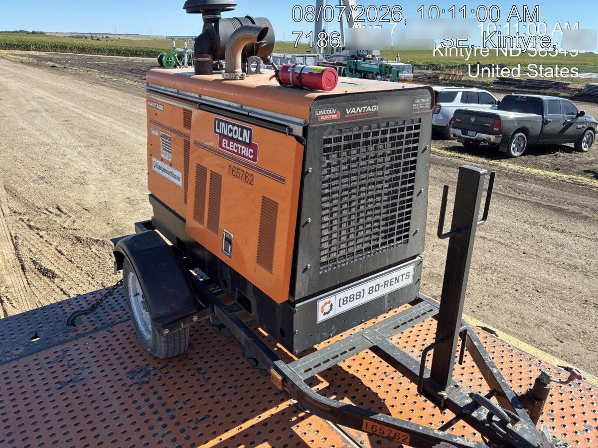 2021 Lincoln Electric Vantage 549X Ready Pak 3, ORANGE (includes trailer, cable rack, fender light kit)