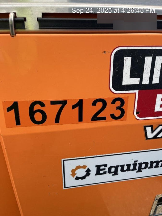 2021 Lincoln Electric Vantage 322 Vantage 322 Ready Pak 3 w/ Decals, ORANGE (includes trailer, cable rack, fender light kit) NO Telematics